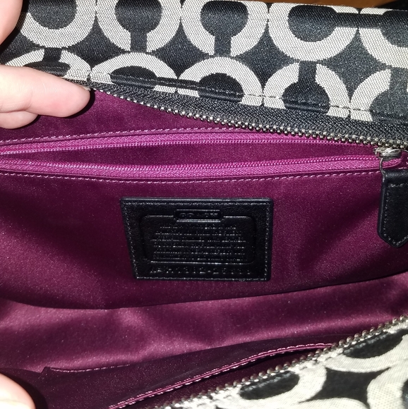 Coach Opt Art Madison EW Turnlock Satchel - Picture 8 of 10